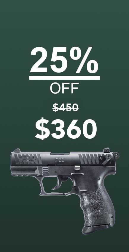 Walther P22 Discount!